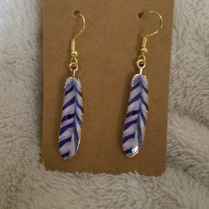 2 for $10 Fun Handmade Colorful Feather Earrings